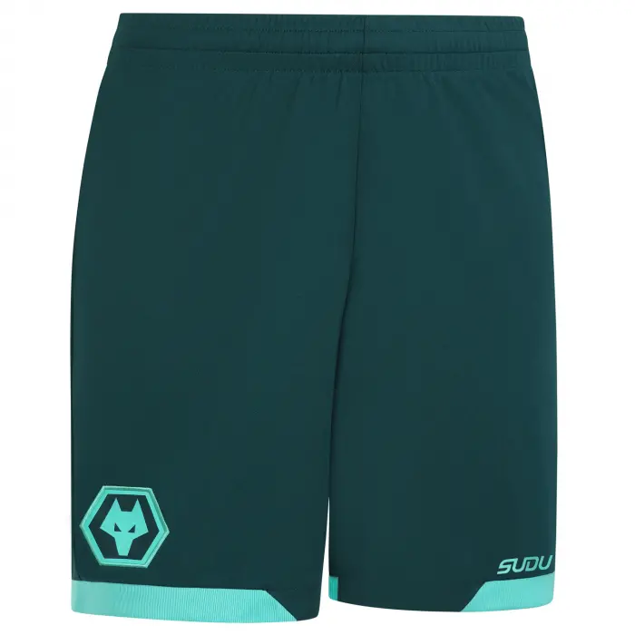 Wolverhampton Wanderers Kits Shop | 2025-26 Wolves Away Short With Custom Printing Wolves Jerseys and Gear
